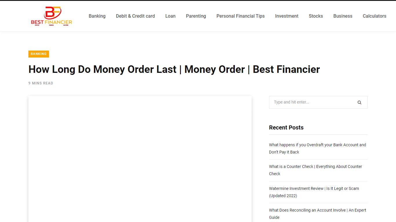 How Long Do Money Order Last | Money Order | Best Financier